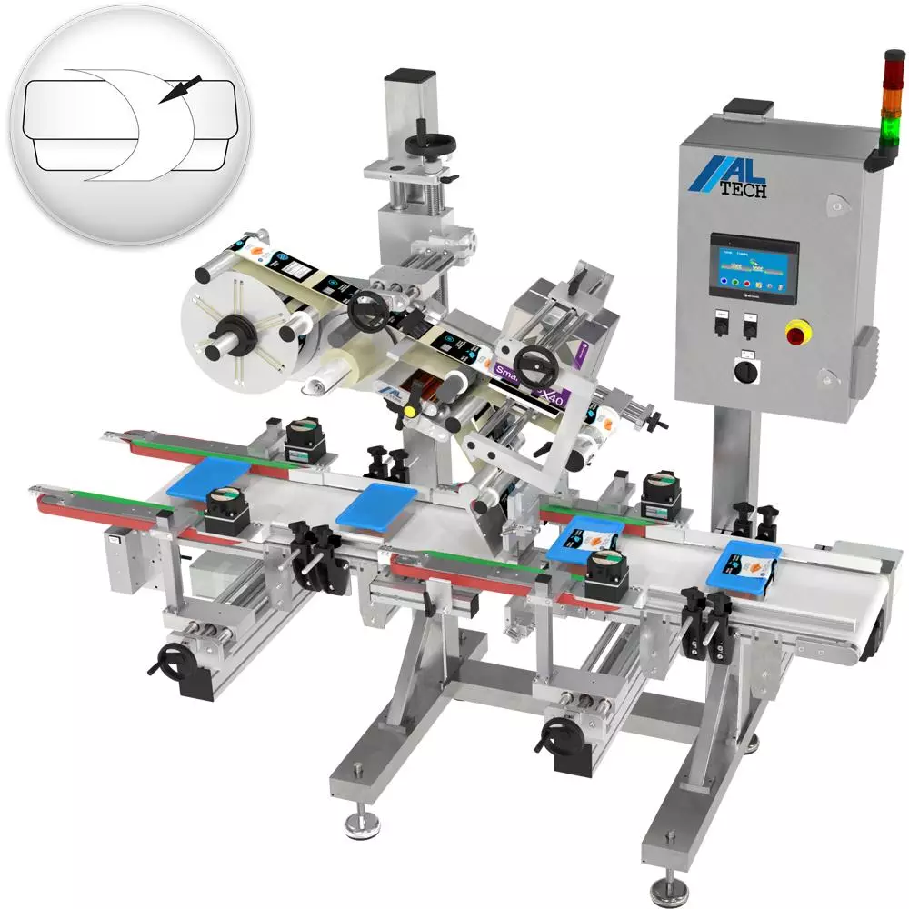 Etichettatrice automatica semi-avvolgente C-Wrap - ALbelt