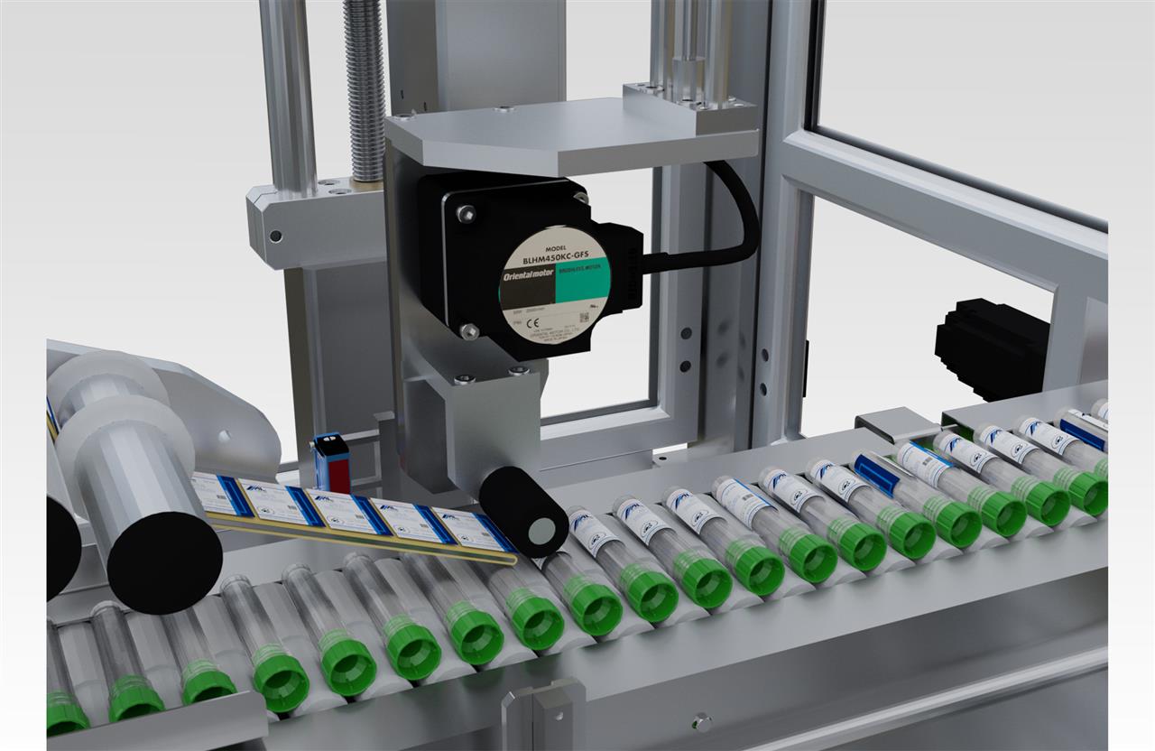 Etichettatrice per tubetti e provette ALpharma CH
